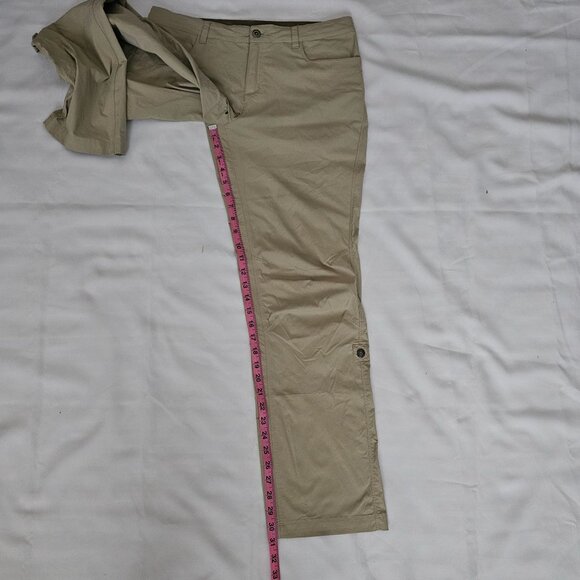 Patagonia Women's Tan/Khaki Quandary Convertible Hiking Pants Size 10 - Picture 10 of 11